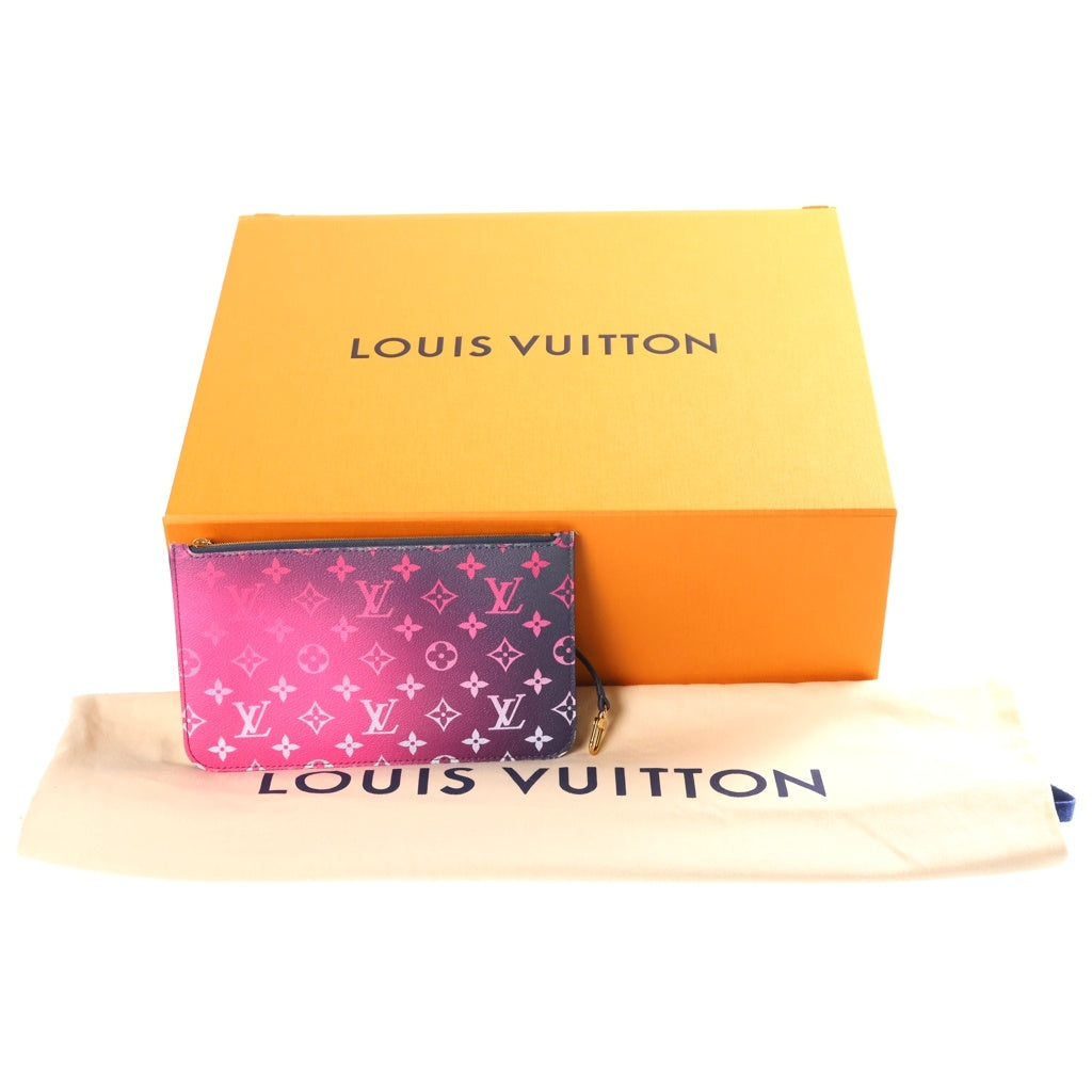 LOUIS VUITTON(ルイヴィトン) モノグラム ミッドナイトフューチャー ネヴァーフルMM トートバッグ ハンドバッグ ピンク×パープル レザー M20511 ゴールド金具 レディース