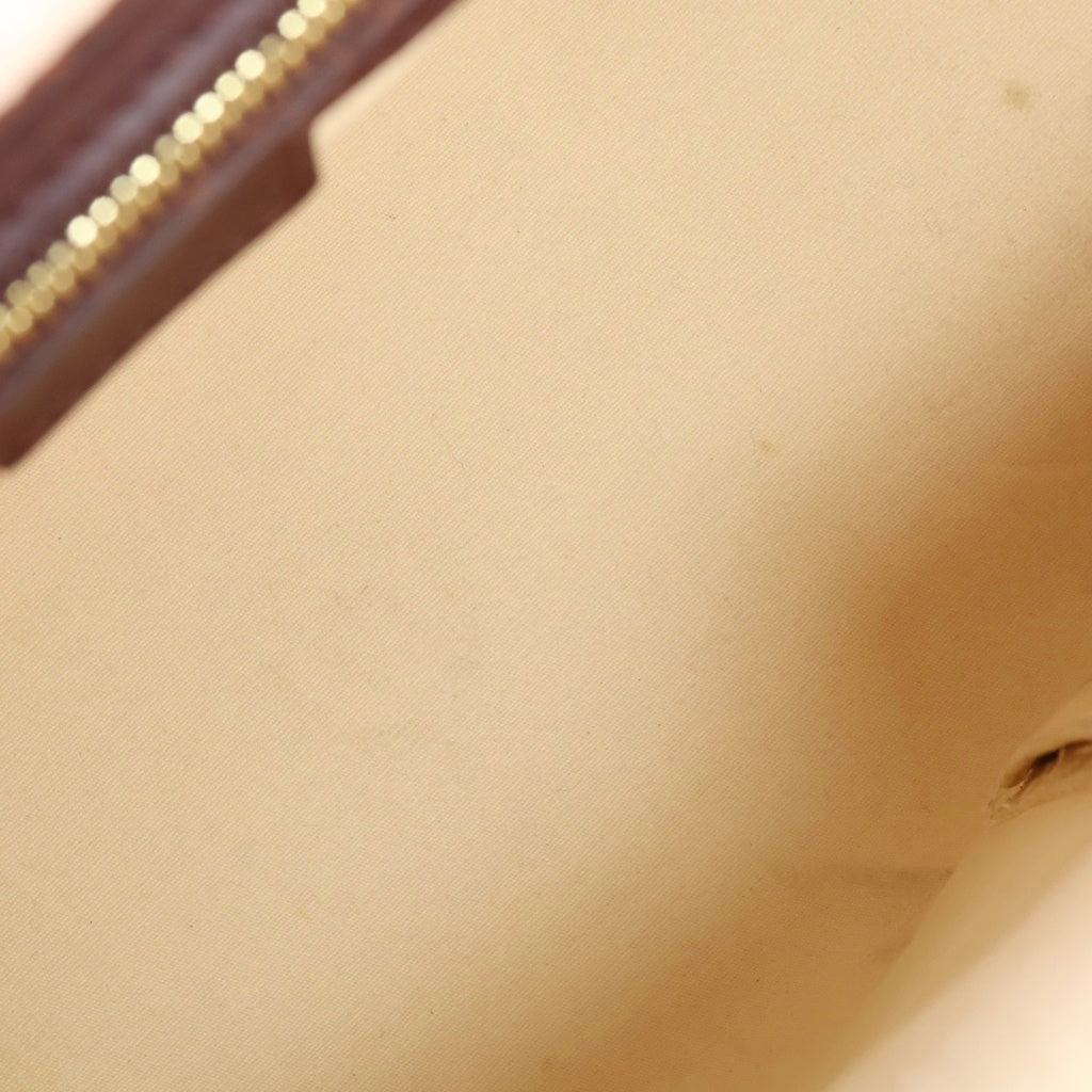 LOUIS VUITTON(ルイヴィトン) モノグラム ミニ ジョゼフィーヌPM ハンドバッグ ワインレッド レザー×キャンバス M92216 ゴールド金具 レディース