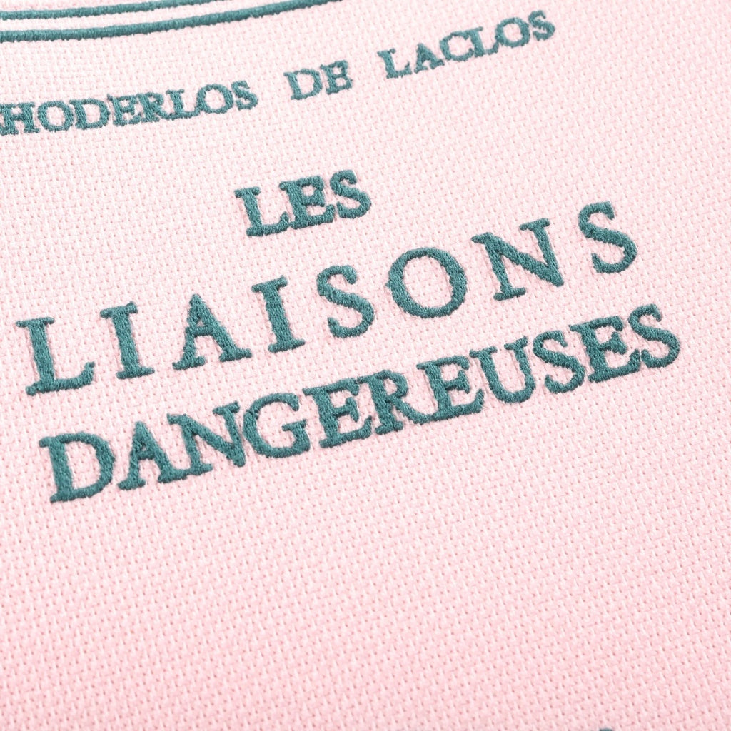 DIOR(ディオール) BOOK TOTE ブックトート LES LIAISONS DANGEREUSES リエゾン ダンジェルーズ 危険な関係 スモール キャンバス 2WAY ハンド ショルダーバッグ シルバー金具 ピンク レディース