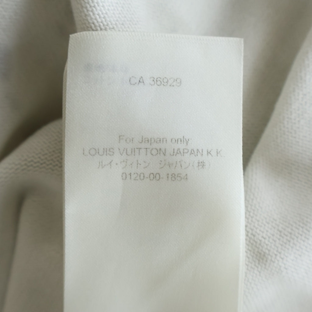 LOUIS VUITTON(ルイヴィトン) 22年 フェイスグラフィック 半袖ニット ホワイト #XL RM222M JS5 HNN01W