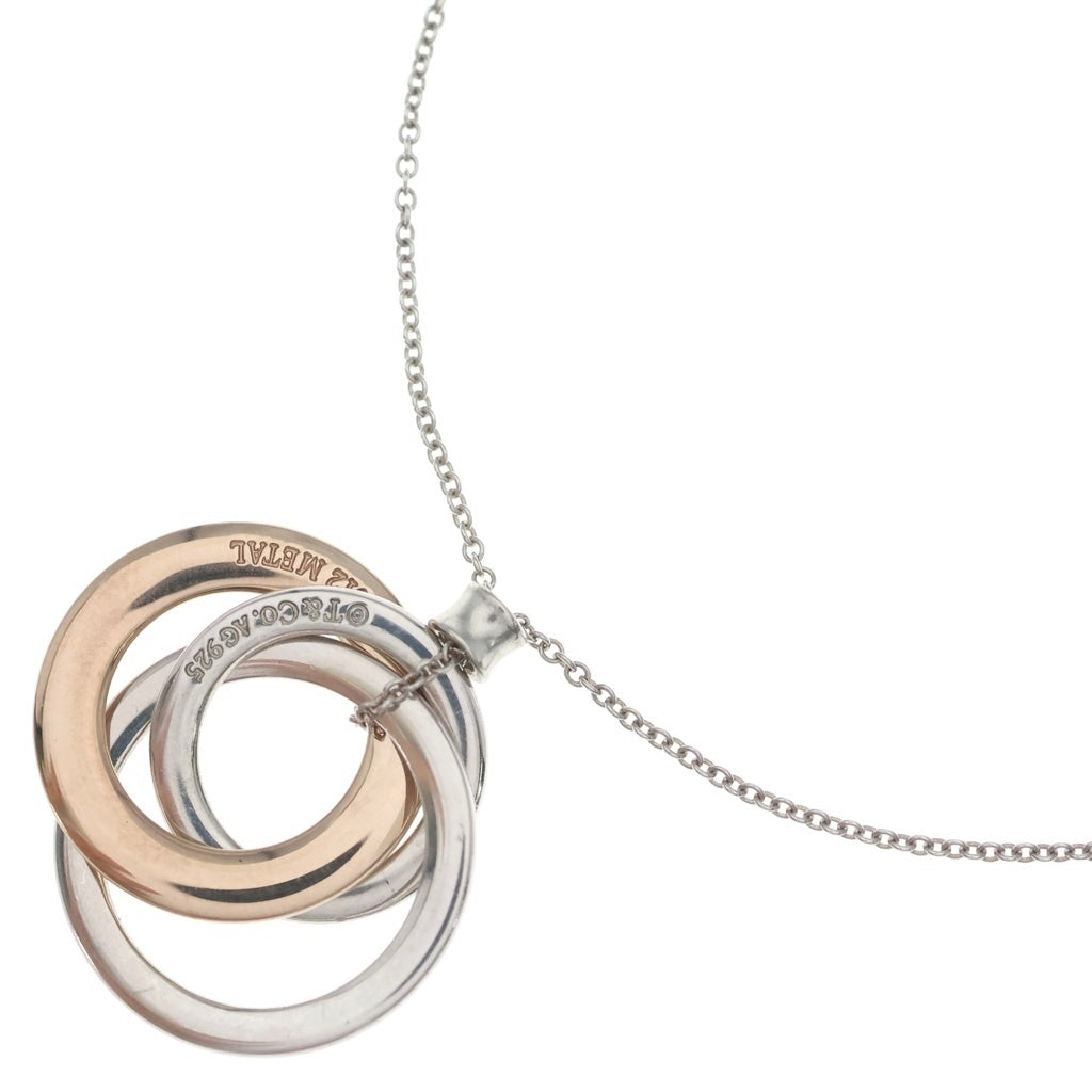TIFFANY & Co.(ティファニー) インターロッキングサークル ネックレス ペンダント チェーン シルバー Ag925 レディース
