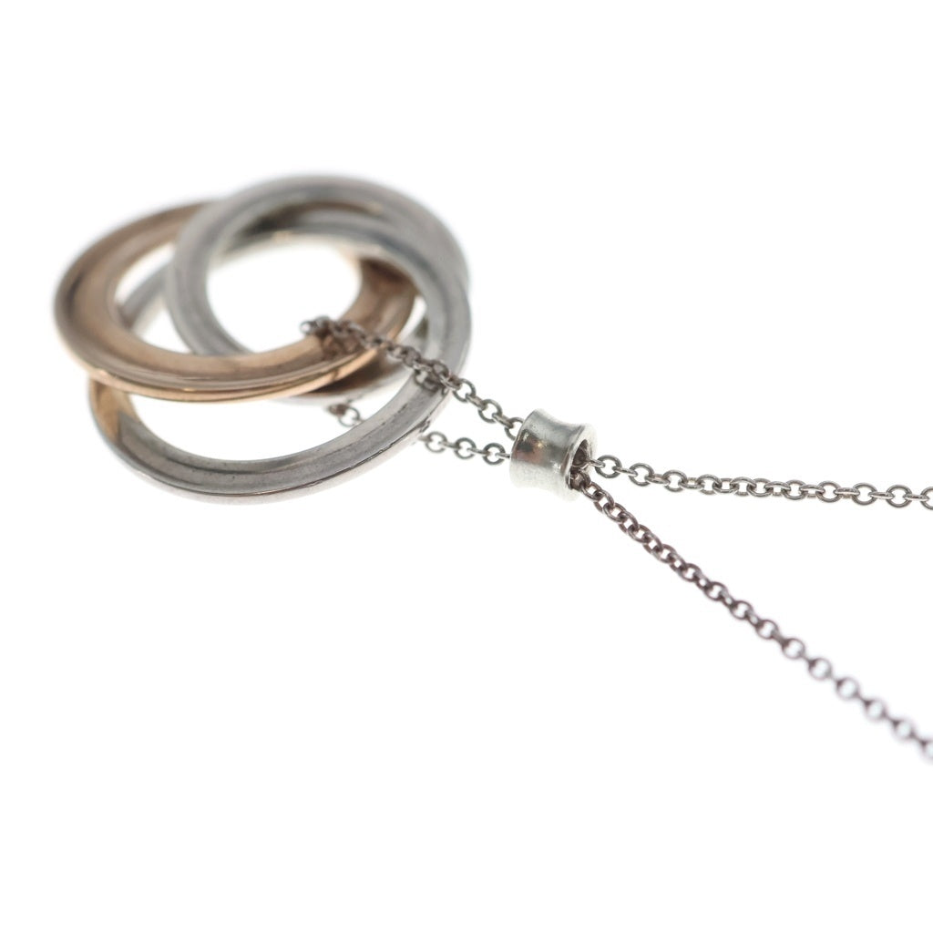 TIFFANY & Co.(ティファニー) インターロッキングサークル ネックレス ペンダント チェーン シルバー Ag925 レディース