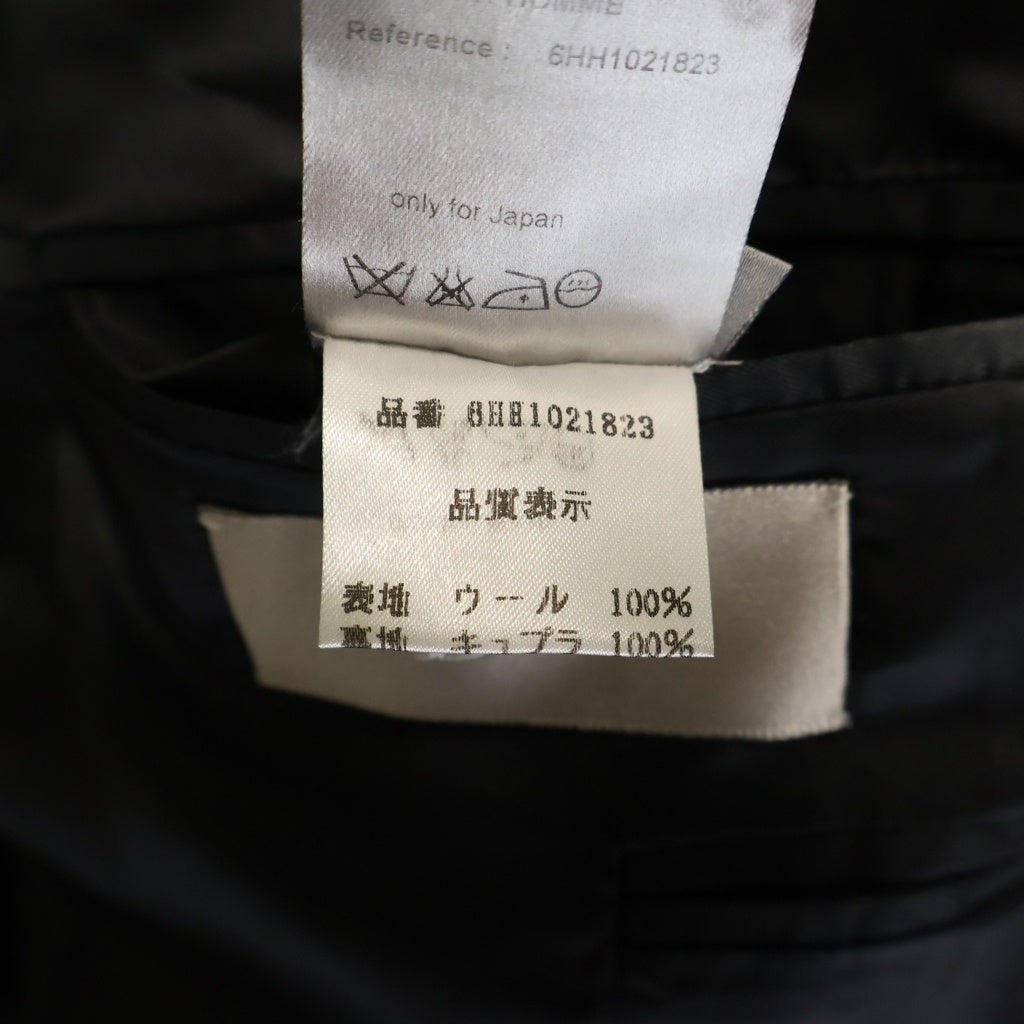 Dior HOMME(ディオールオム) エディ期 1Bチューブジャケット ブラック ウール 6HH1021823