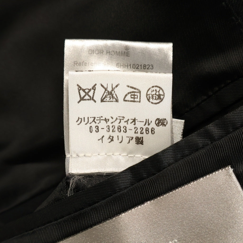 Dior HOMME(ディオールオム) エディ期 1Bチューブジャケット ブラック ウール 6HH1021823
