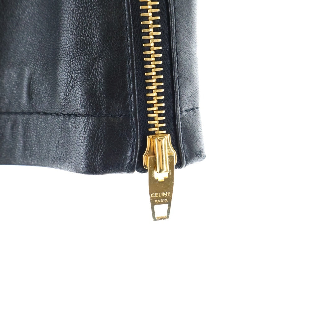 CELINE(セリーヌ) トリオンフ レザースカート ブラック 2H343151T レディース
