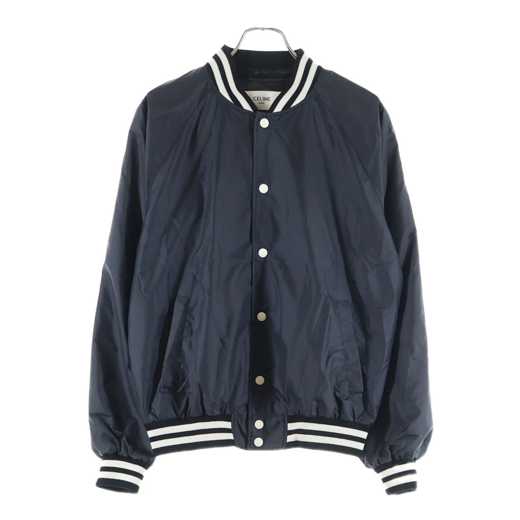 CELINE(セリーヌ) 22SS ナイロンジャケット スタジャン バックプリント ブラック 2W588495M レディース
