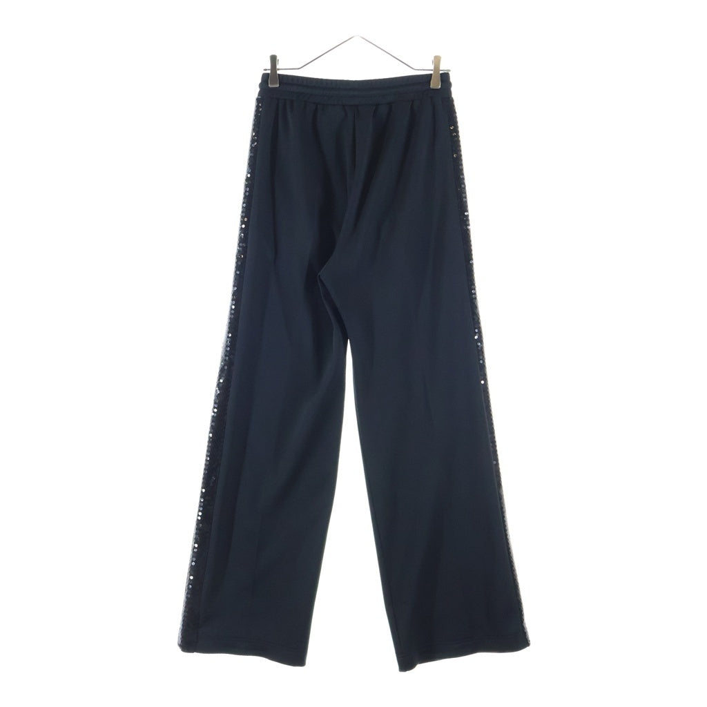 CELINE(セリーヌ) 22SS フレア シークインス ジョギングパンツ ブラック コットン 2Z164121O レディース