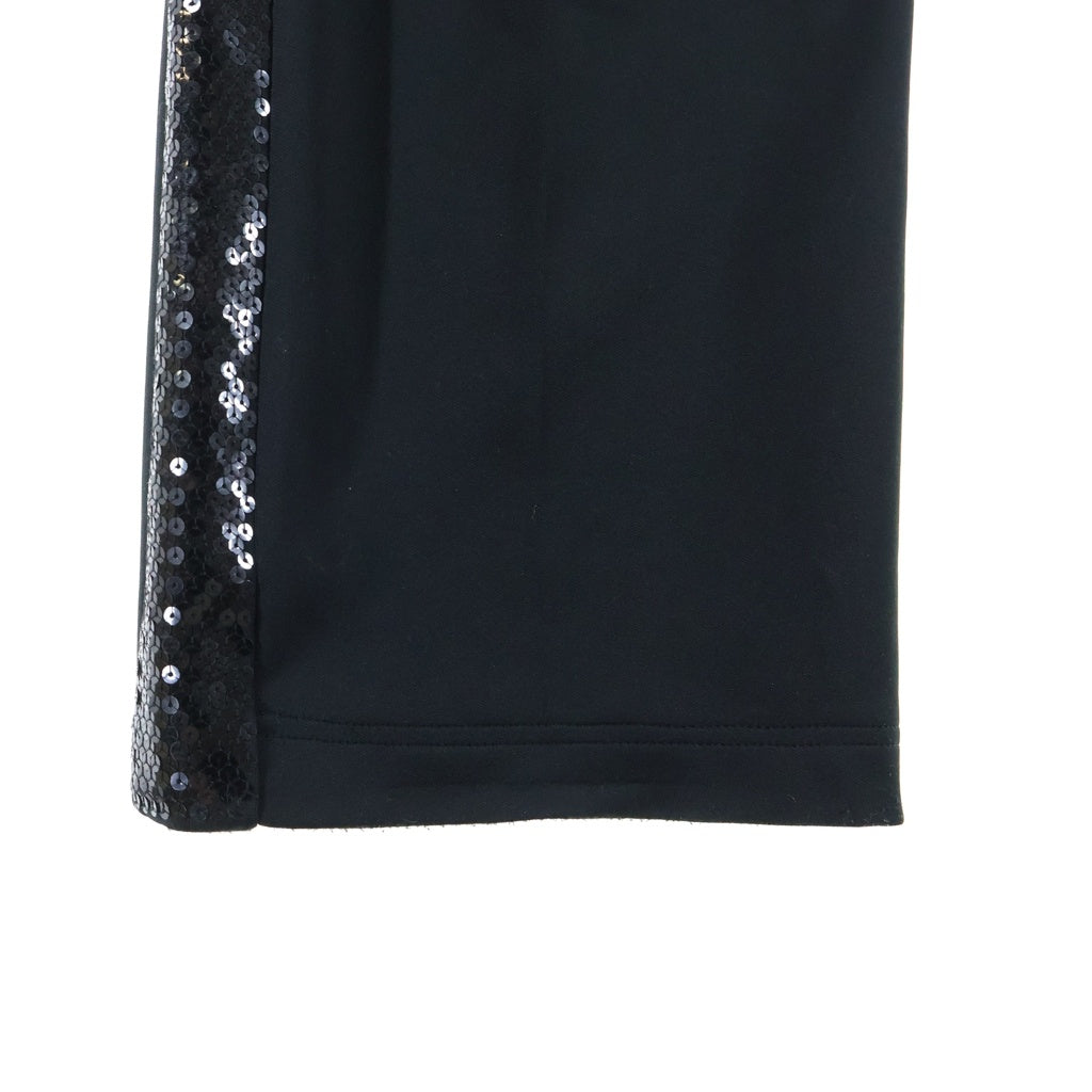 CELINE(セリーヌ) 22SS フレア シークインス ジョギングパンツ ブラック コットン 2Z164121O レディース