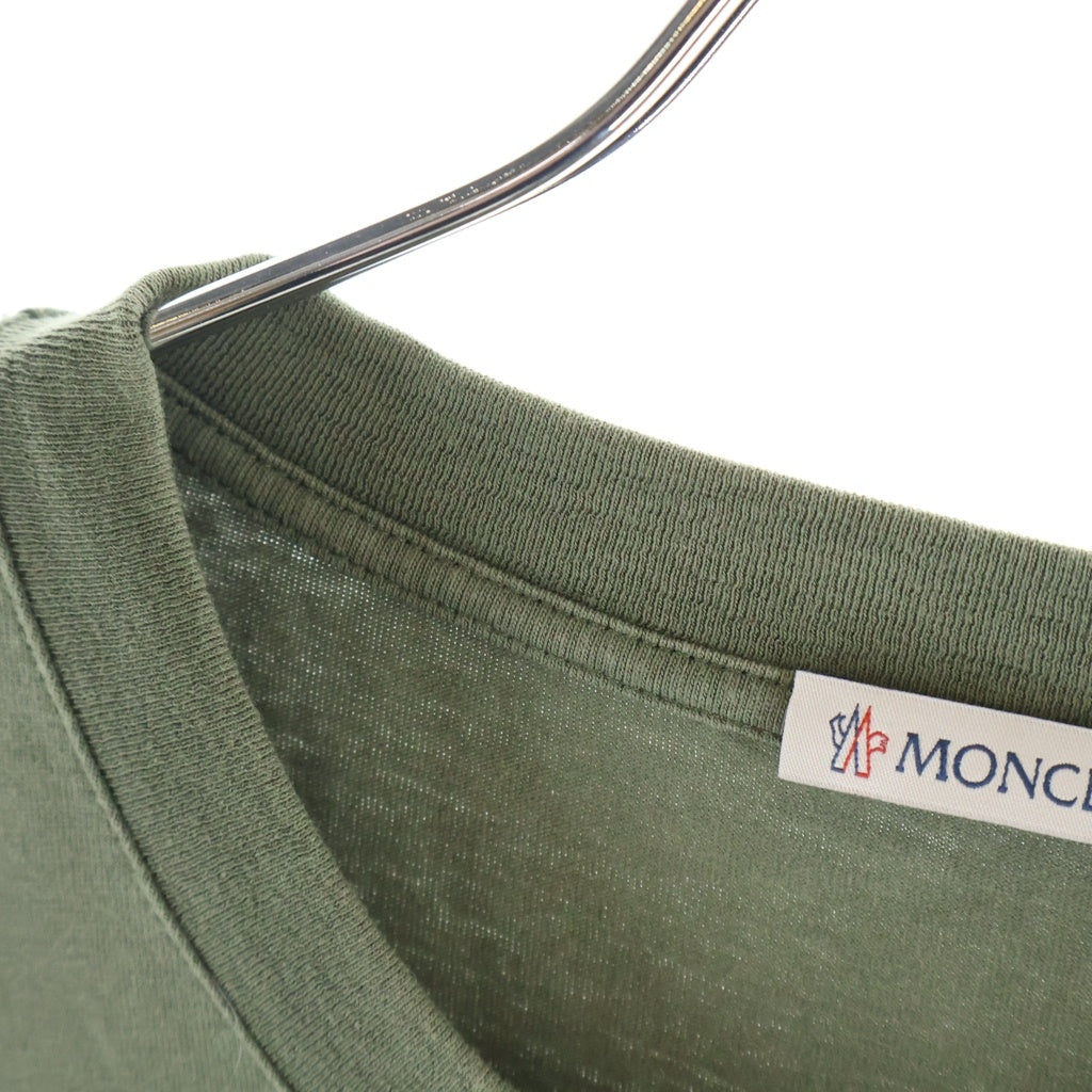 MONCLER(モンクレール) GENIUS ジーニアス MAGLIA マーリア Tシャツ カットソー コットン カーキ G109H8C00002 809E3