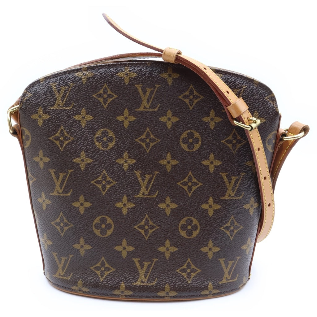 LOUIS VUITTON(ルイヴィトン) モノグラム ドルーオ PVC レザー ショルダーバッグ ブラウン M51290 レディース