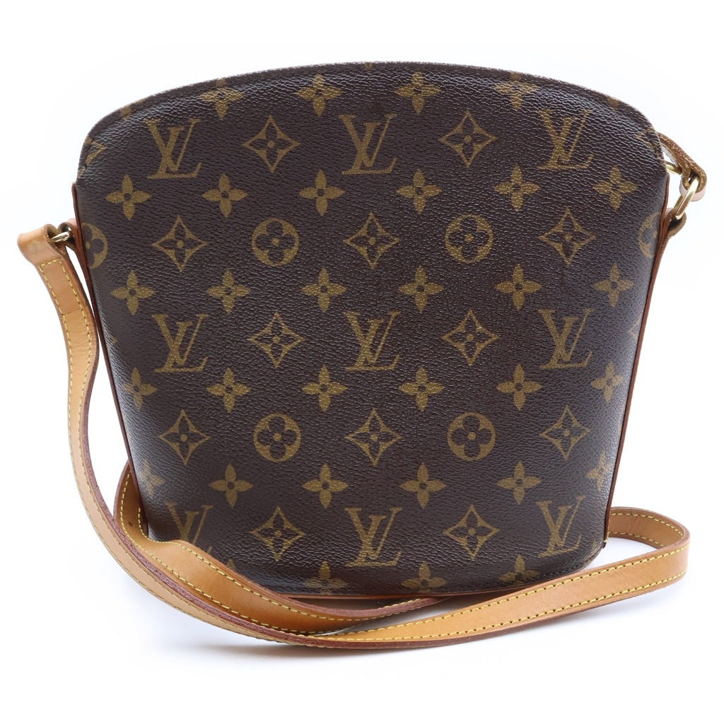 LOUIS VUITTON(ルイヴィトン) モノグラム ドルーオ PVC レザー ショルダーバッグ ブラウン M51290 レディース