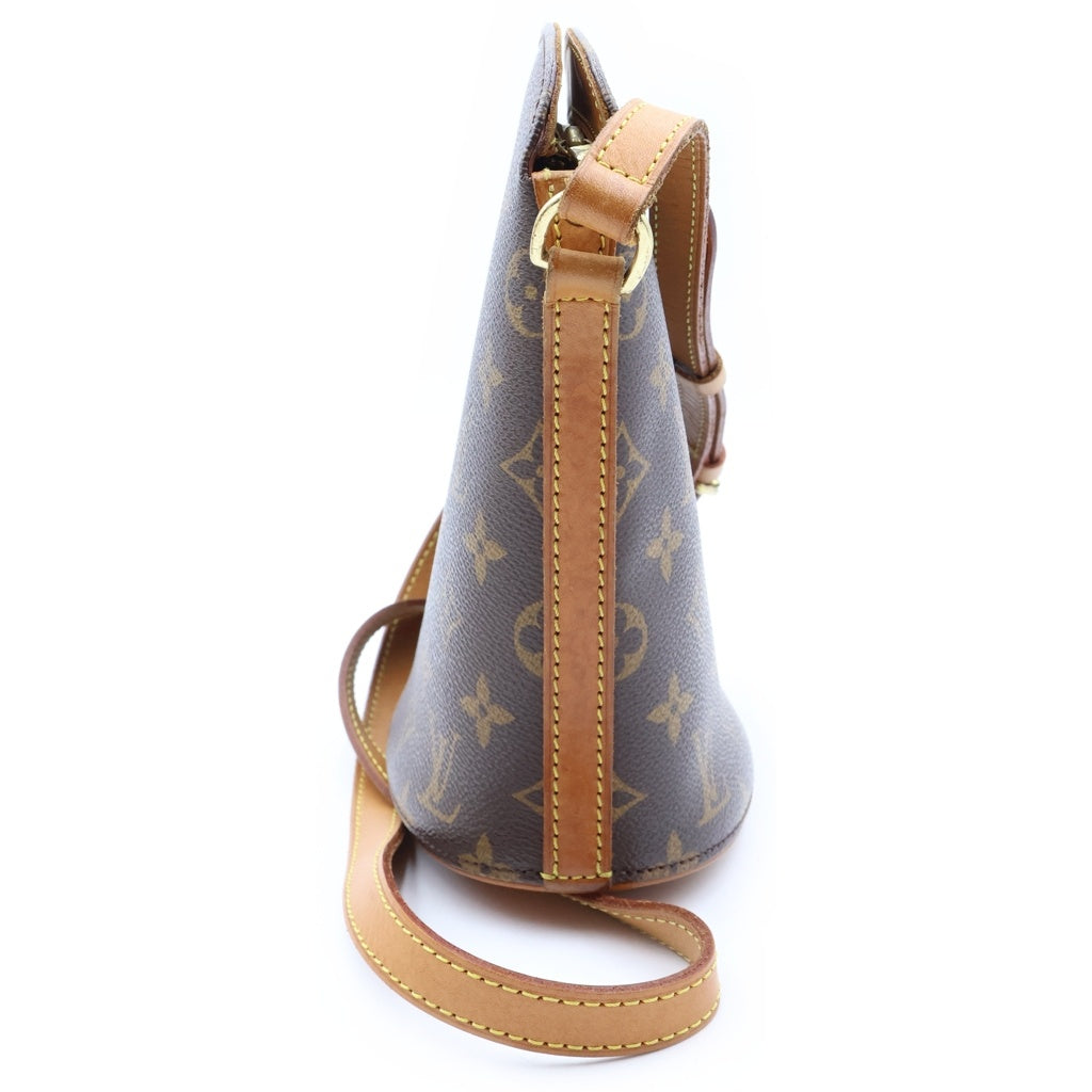 LOUIS VUITTON(ルイヴィトン) モノグラム ドルーオ PVC レザー ショルダーバッグ ブラウン M51290 レディース
