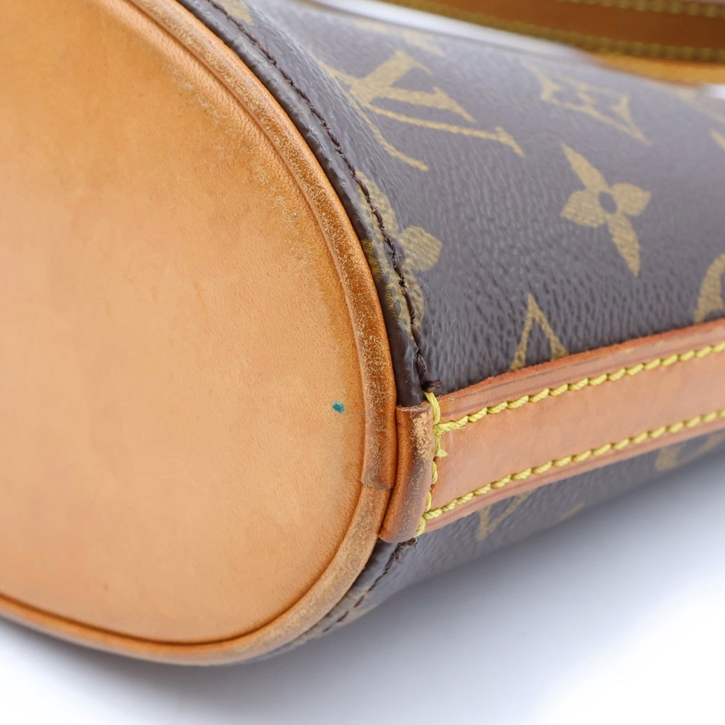 LOUIS VUITTON(ルイヴィトン) モノグラム ドルーオ PVC レザー ショルダーバッグ ブラウン M51290 レディース