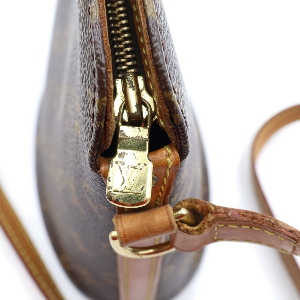 LOUIS VUITTON(ルイヴィトン) モノグラム ドルーオ PVC レザー ショルダーバッグ ブラウン M51290 レディース