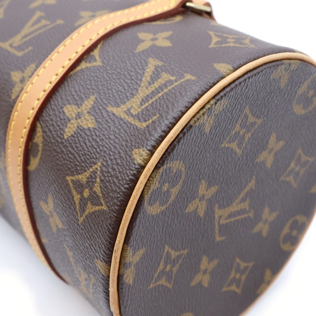 LOUIS VUITTON(ルイヴィトン) モノグラム パピヨン26 PVC レザー ハンドバッグ ブラウン M51386 レディース