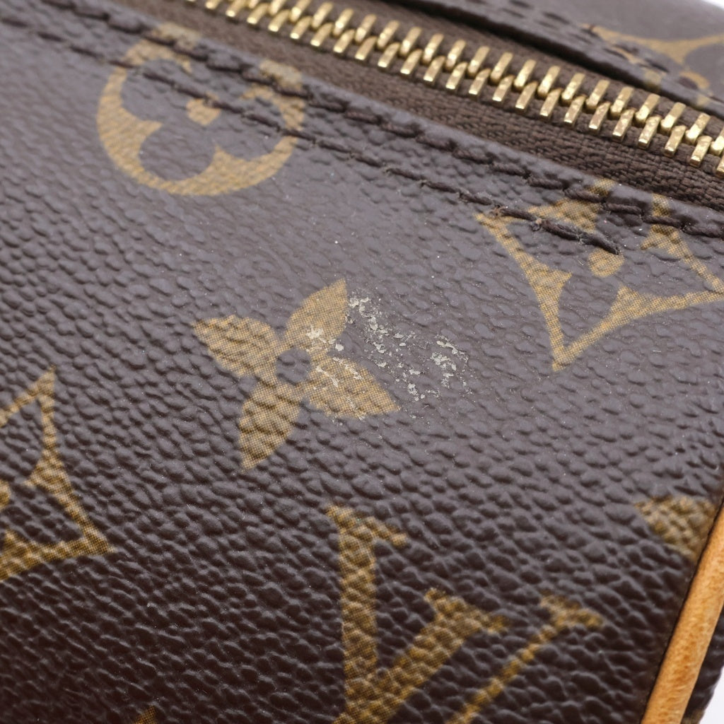 LOUIS VUITTON(ルイヴィトン) モノグラム パピヨン26 PVC レザー ハンドバッグ ブラウン M51386 レディース