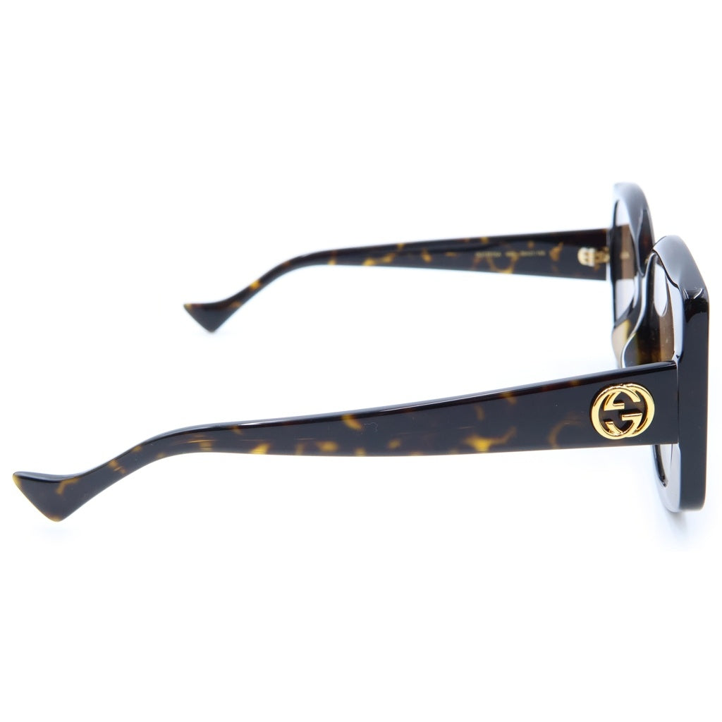 GUCCI(グッチ) インターロッキングG バタフライフレーム カラーレンズ サングラス メガネ 眼鏡 アイウェア ブラウン GG1257SA