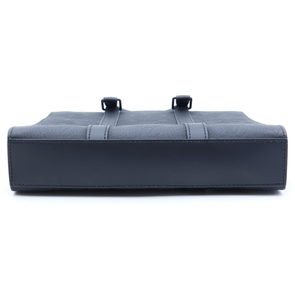 LOUIS VUITTON(ルイヴィトン) モノグラムトリヨン サックプラ クロス レザー ハンドバッグ ブラック M21884 RFID レディース