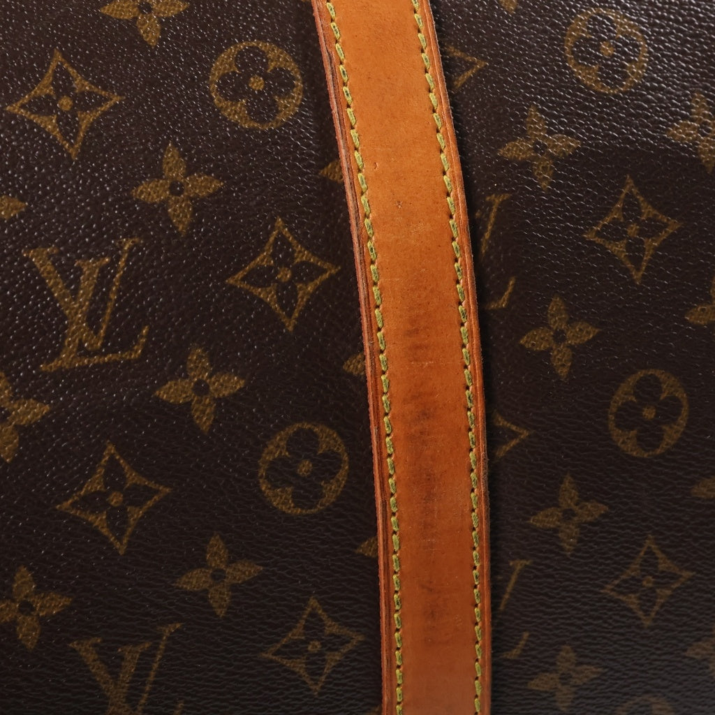 LOUIS VUITTON(ルイヴィトン) モノグラム キーポル55 PVC レザー ハンド ボストンバッグ ブラウン M41424 レディース