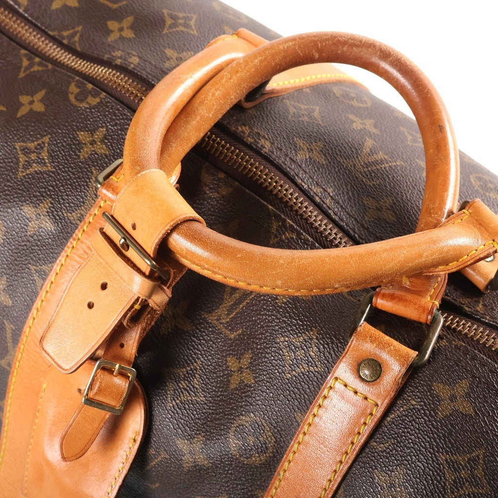 LOUIS VUITTON(ルイヴィトン) モノグラム キーポル55 PVC レザー ハンド ボストンバッグ ブラウン M41424 レディース