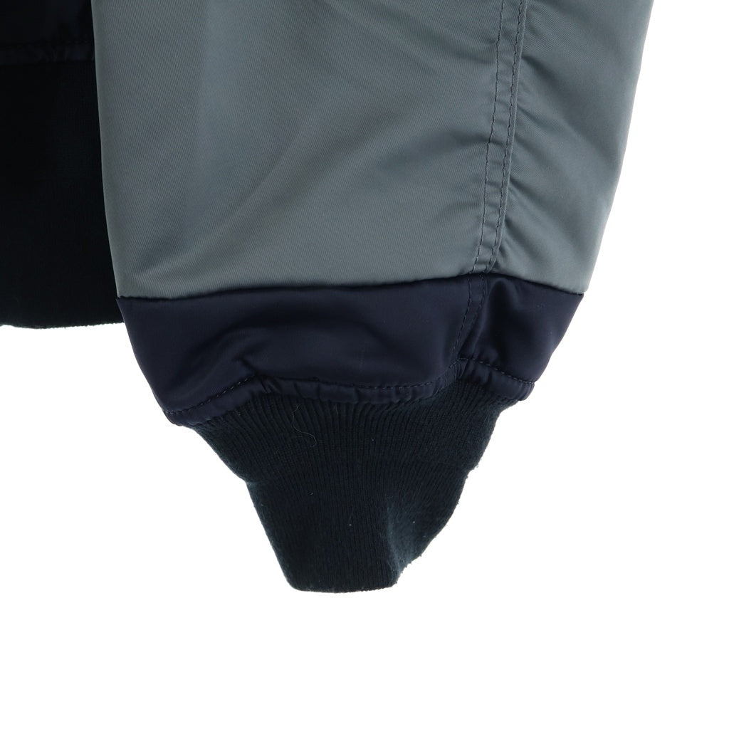 Sacai(サカイ) 23AW Nylon Twill Mix Blouson ナイロン ツイル ブルゾン ジップアップ ミリタリー ジャケット グレー #1 23-03164M