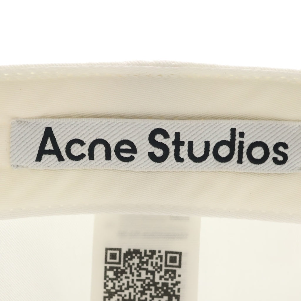 Acne Studios(アクネ ストゥディオズ) ディストレスドロゴキャップ ホワイト