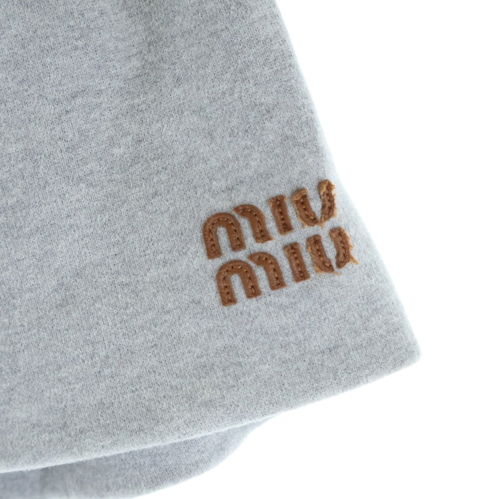 miumiu(ミュウミュウ) パデッド コットンフリース ミニスカート グレー MG2252 レディース