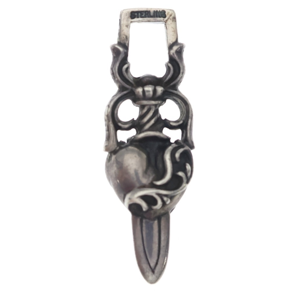 CHROME HEARTS(クロムハーツ) CHROME HEARTS ダガーハートペンダントトップ Ag925 9.8g