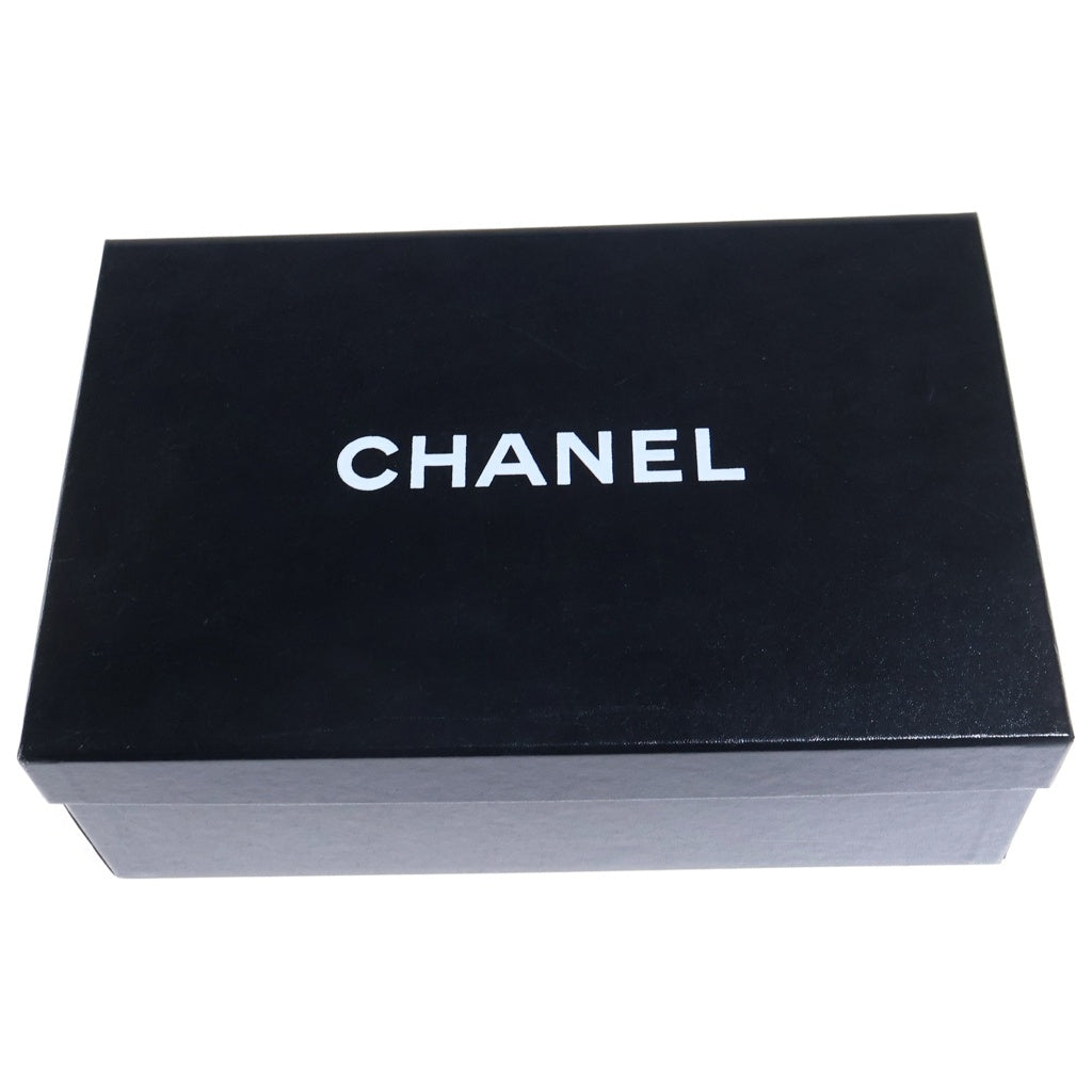 CHANEL(シャネル) ココマーク レザー オペラ フラットシューズ ブラック レディース G39000