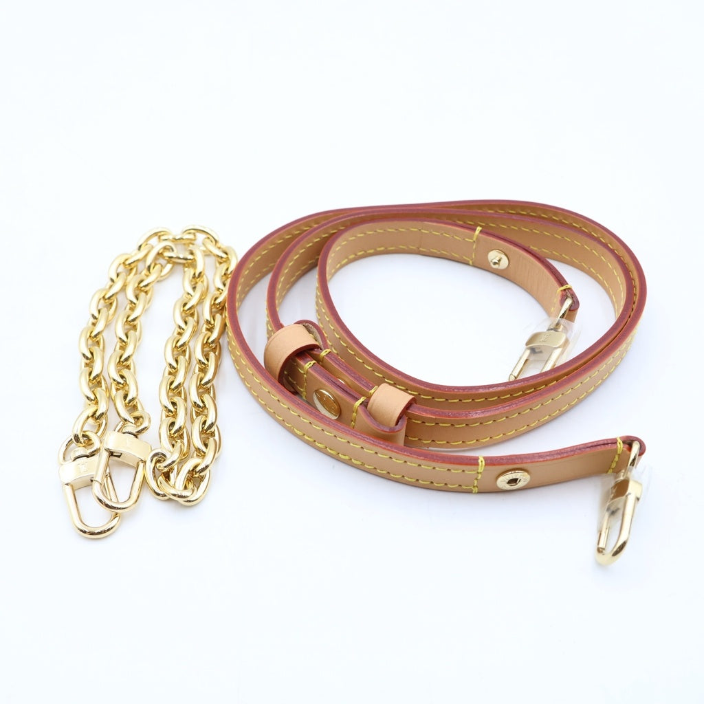 LOUIS VUITTON(ルイヴィトン) モノグラム ウォレット オン チェーン・アイビー ショルダーバッグ ブラウン PVC×レザー M81911 ICタイプ レディース