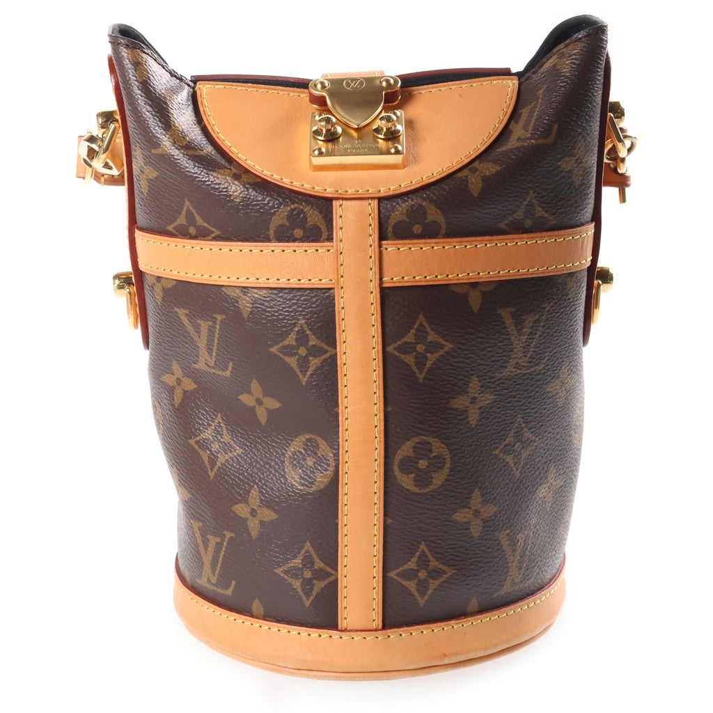 LOUIS VUITTON(ルイヴィトン) モノグラム ダッフルバッグ ショルダーバッグ ハンドバッグ ブラウン PVC×レザー M43587 レディース
