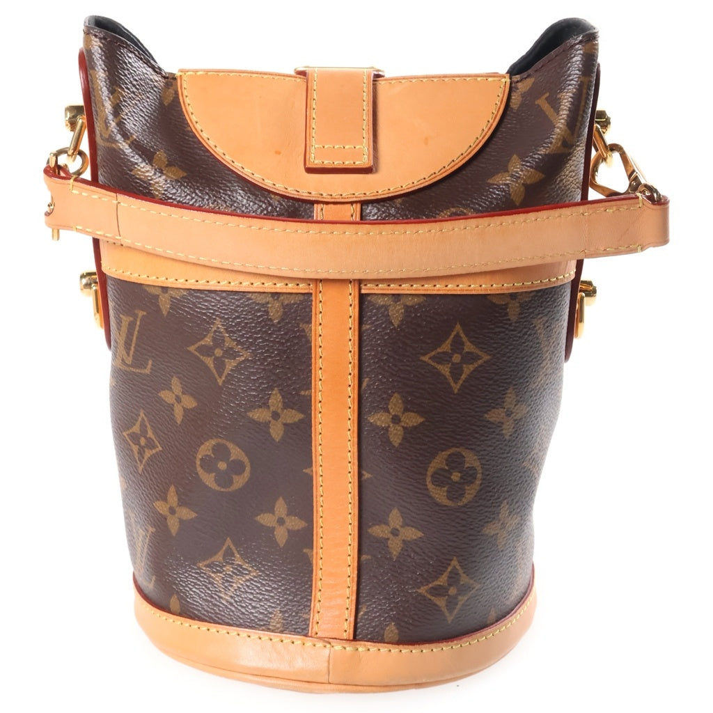 LOUIS VUITTON(ルイヴィトン) モノグラム ダッフルバッグ ショルダーバッグ ハンドバッグ ブラウン PVC×レザー M43587 レディース