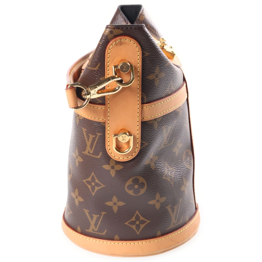 LOUIS VUITTON(ルイヴィトン) モノグラム ダッフルバッグ ショルダーバッグ ハンドバッグ ブラウン PVC×レザー M43587 レディース