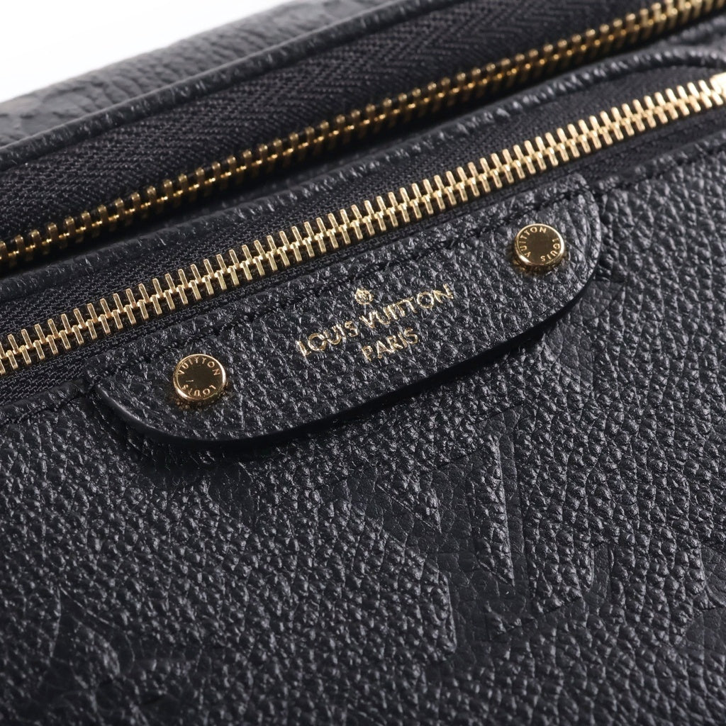 LOUIS VUITTON(ルイヴィトン) モノグラム アンプラント ミニ バムバッグ チェーンショルダーバッグ ノワール ブラック M46917 RFID レディース