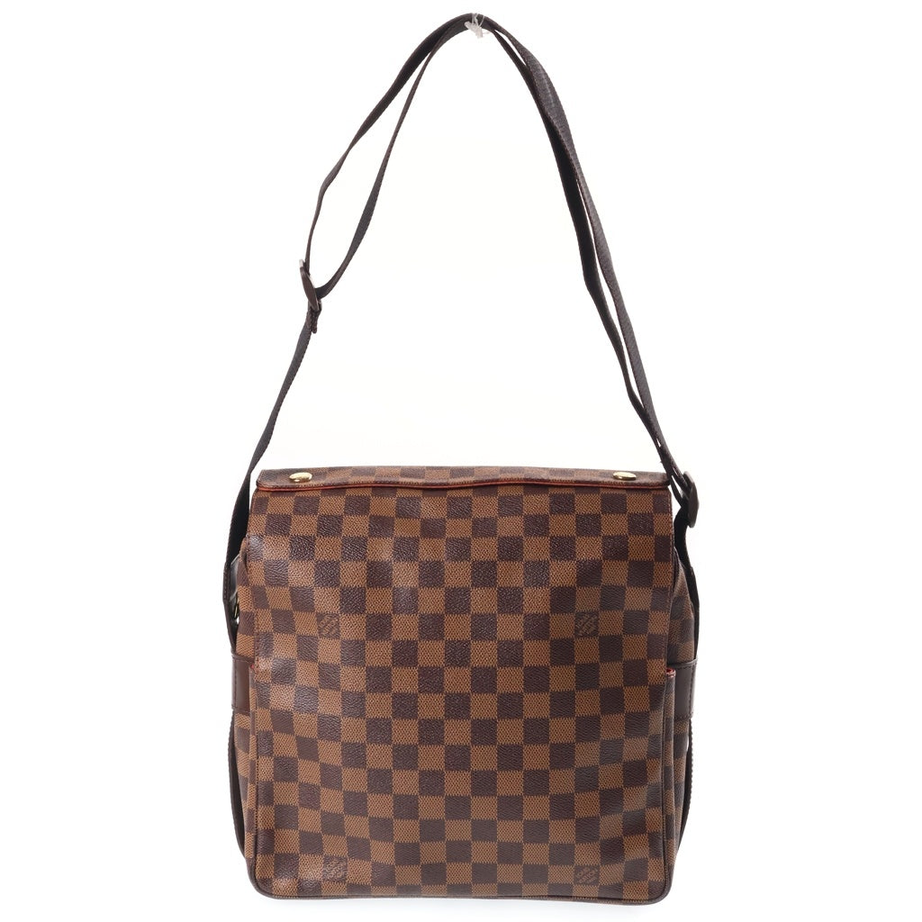 LOUIS VUITTON(ルイヴィトン) ダミエ ナヴィグリオ ショルダーバッグ ブラウン PVC×レザー N45258 レディース