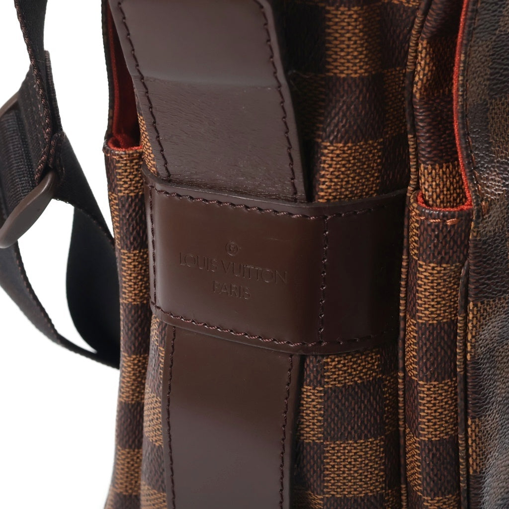 LOUIS VUITTON(ルイヴィトン) ダミエ ナヴィグリオ ショルダーバッグ ブラウン PVC×レザー N45258 レディース