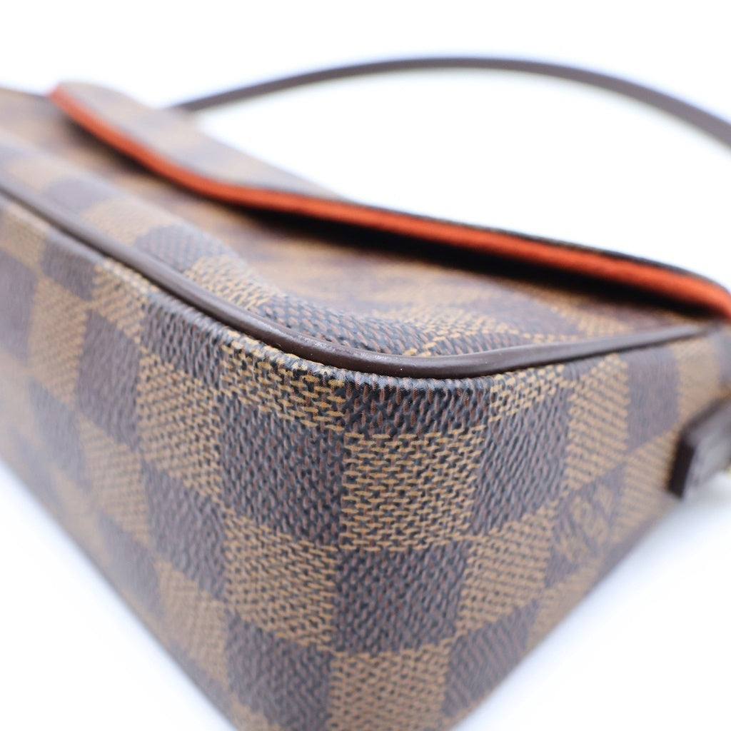 LOUIS VUITTON(ルイヴィトン) ダミエ レコレータ ハンドバッグ ブラウン PVC×レザー N51299 レディース