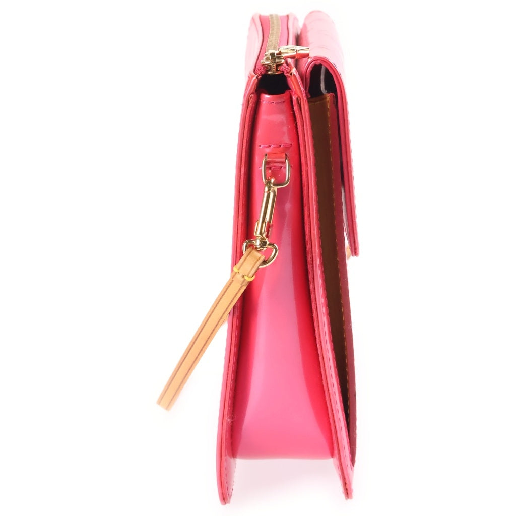 LOUIS VUITTON(ルイヴィトン) モノグラムヴェルニ モット ハンドバッグ エナメル ピンク M91137 レディース