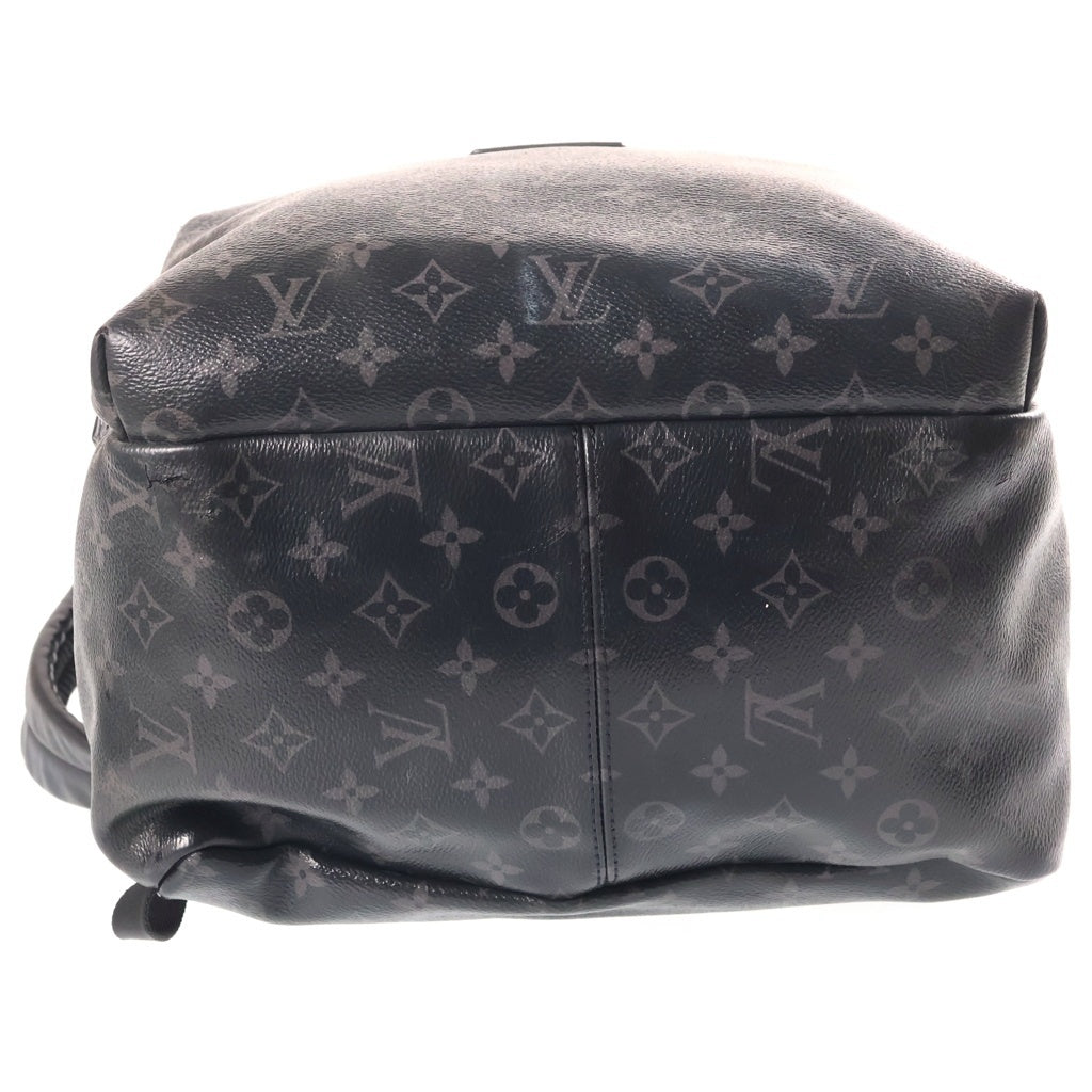 LOUIS VUITTON(ルイヴィトン) モノグラムエクリプス アポロバックパック リュックサック ブラック レザー×PVC M43186 シルバー金具 レディース