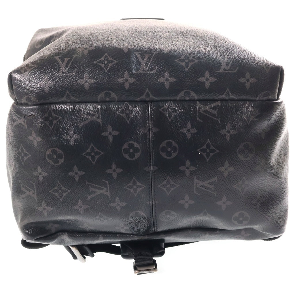 LOUIS VUITTON(ルイヴィトン) モノグラムエクリプス アポロバックパック リュックサック ブラック レザー×PVC M43186 シルバー金具 レディース