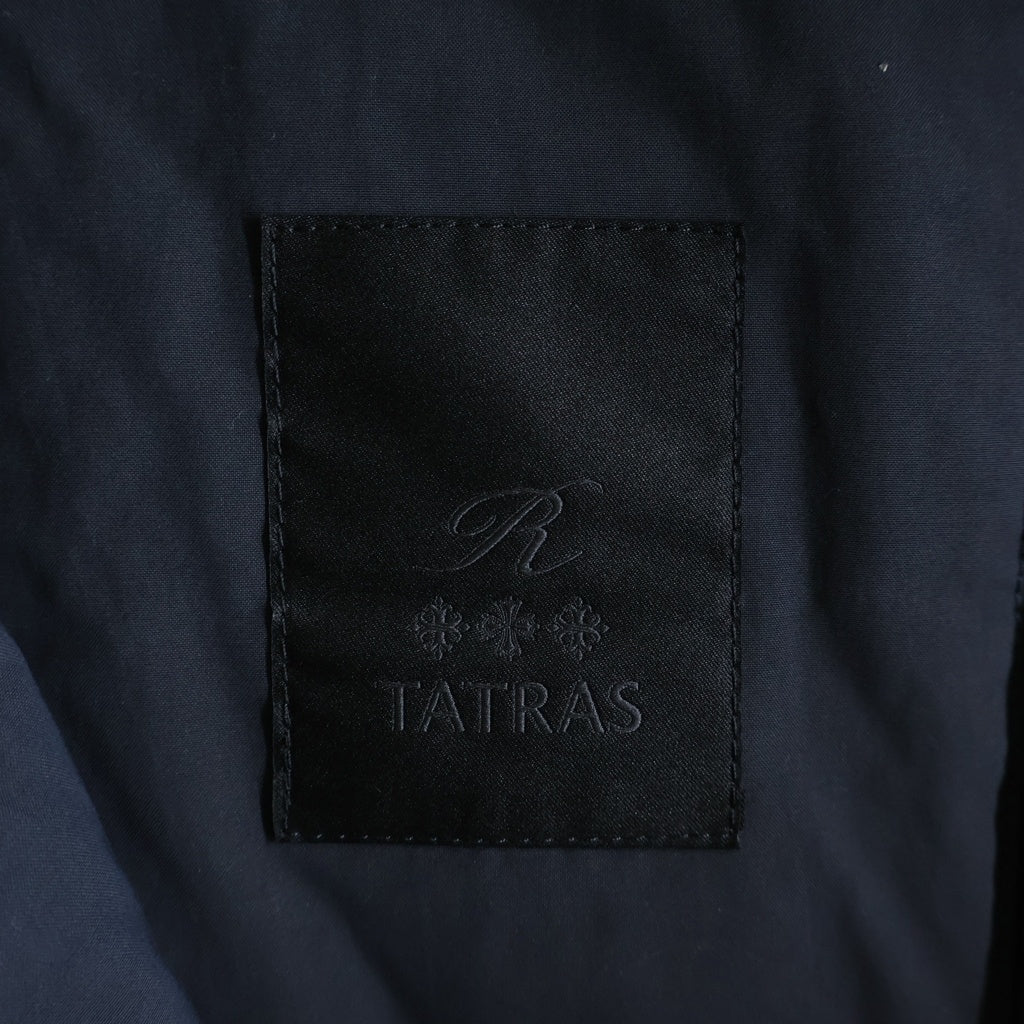 TATRAS(タトラス) ファーフードダウンコート アウタージャケット ネイビー #05 レディース