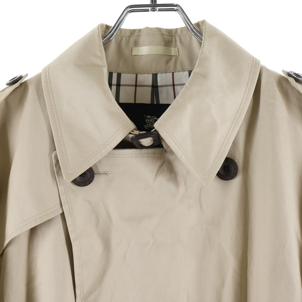 BURBERRY BLACK LABEL(バーバリー ブラックレーベル) ロングトレンチコート ベージュ #L BMA55-600-42 レディース