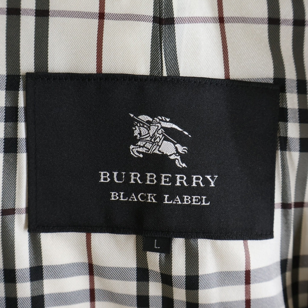 BURBERRY BLACK LABEL(バーバリー ブラックレーベル) ロングトレンチコート ベージュ #L BMA55-600-42 レディース