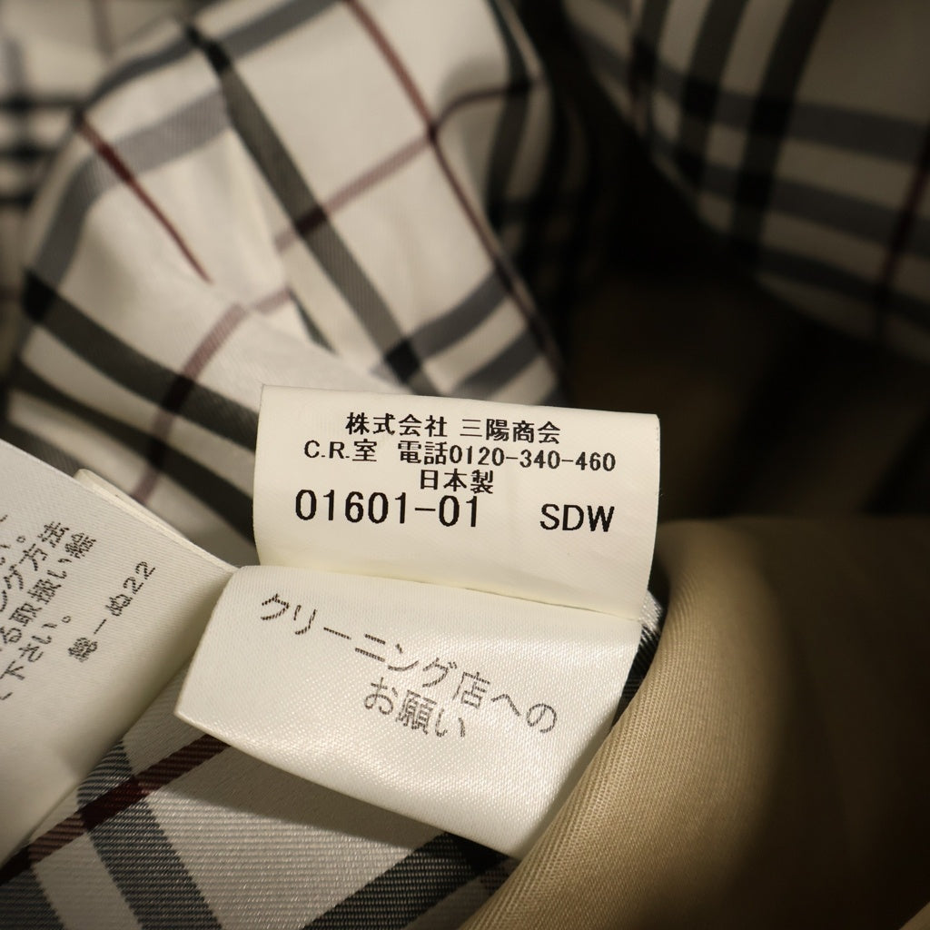 BURBERRY BLACK LABEL(バーバリー ブラックレーベル) ロングトレンチコート ベージュ #L BMA55-600-42 レディース