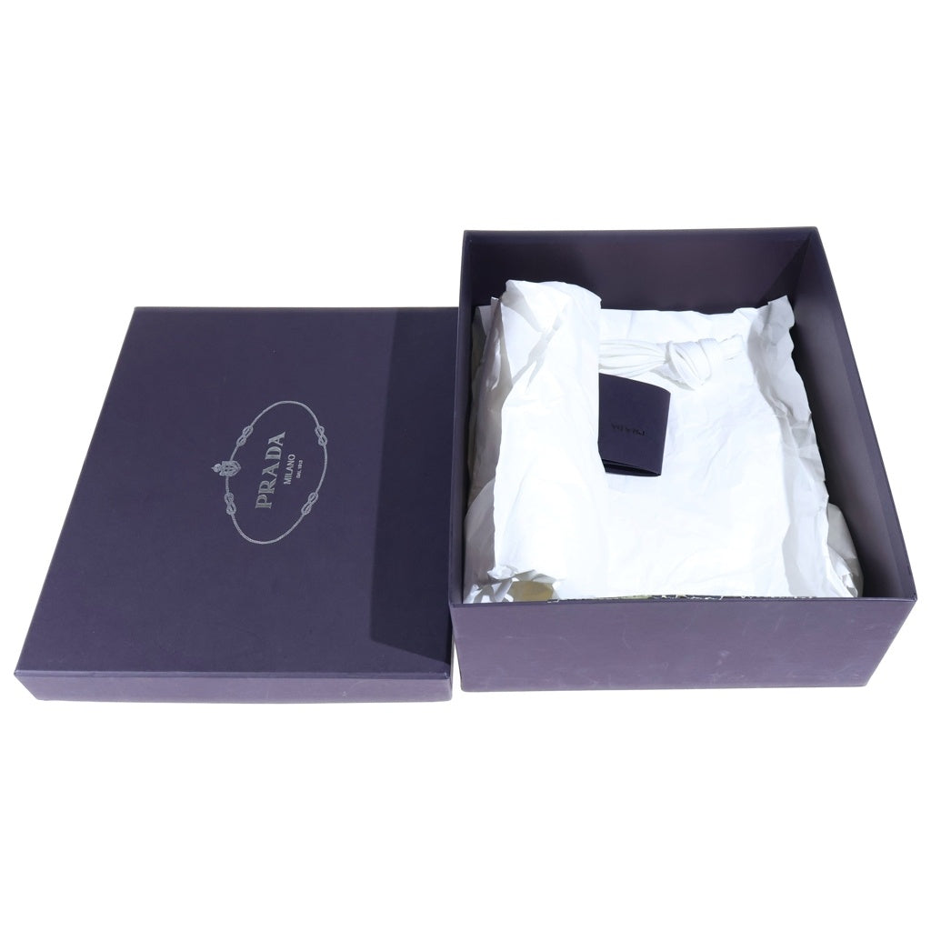 PRADA(プラダ) ローカットナイロンスニーカー シューズ ブラック #38 3E6386 レディース