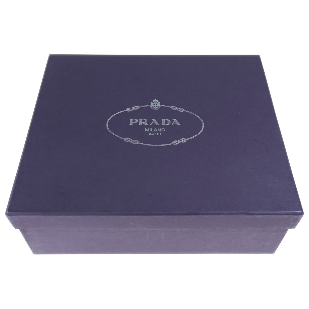 PRADA(プラダ) ローカットナイロンスニーカー シューズ ブラック #38 3E6386 レディース