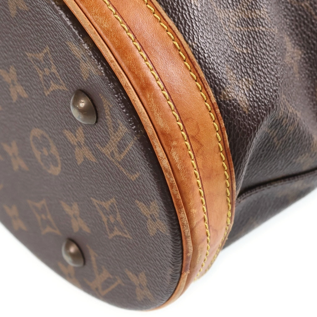 LOUIS VUITTON(ルイヴィトン) モノグラム バケットPM PVC レザー ハンドバッグ ブラウン M42238 レディース