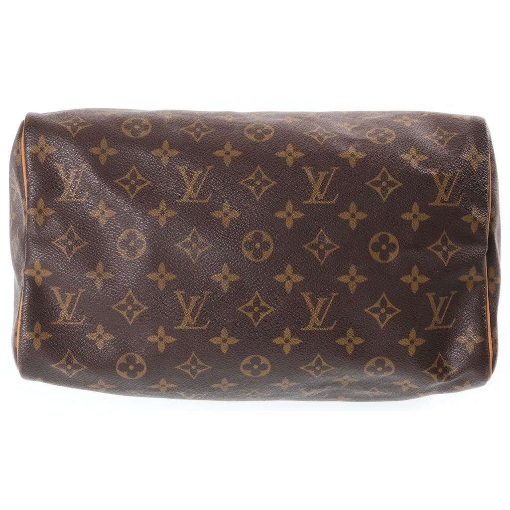 LOUIS VUITTON(ルイヴィトン) モノグラム スピーディ30 PVC レザー ハンドバッグ ブラウン M41526 レディース
