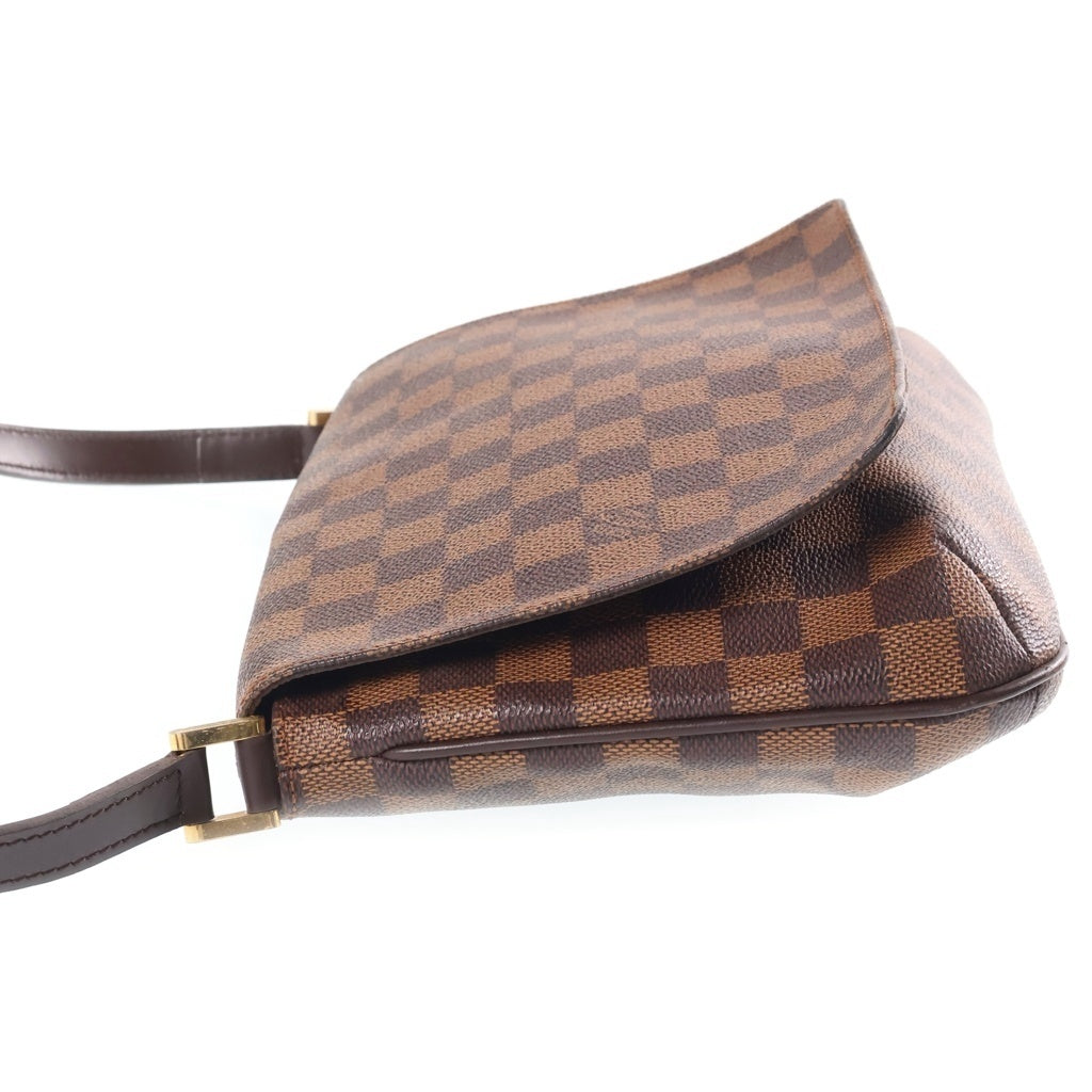 LOUIS VUITTON(ルイヴィトン) ダミエ ミュゼットタンゴ PVC レザー ショルダーバッグ ブラウン N51255 レディース