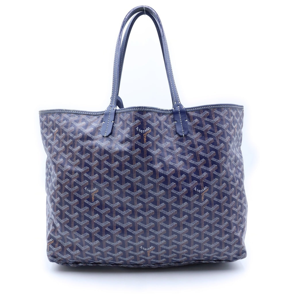 GOYARD(ゴヤール) サンルイPM トートバッグ ハンドバッグ ネイビー レザー レディース